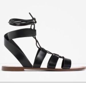 Zara gladiator sandals